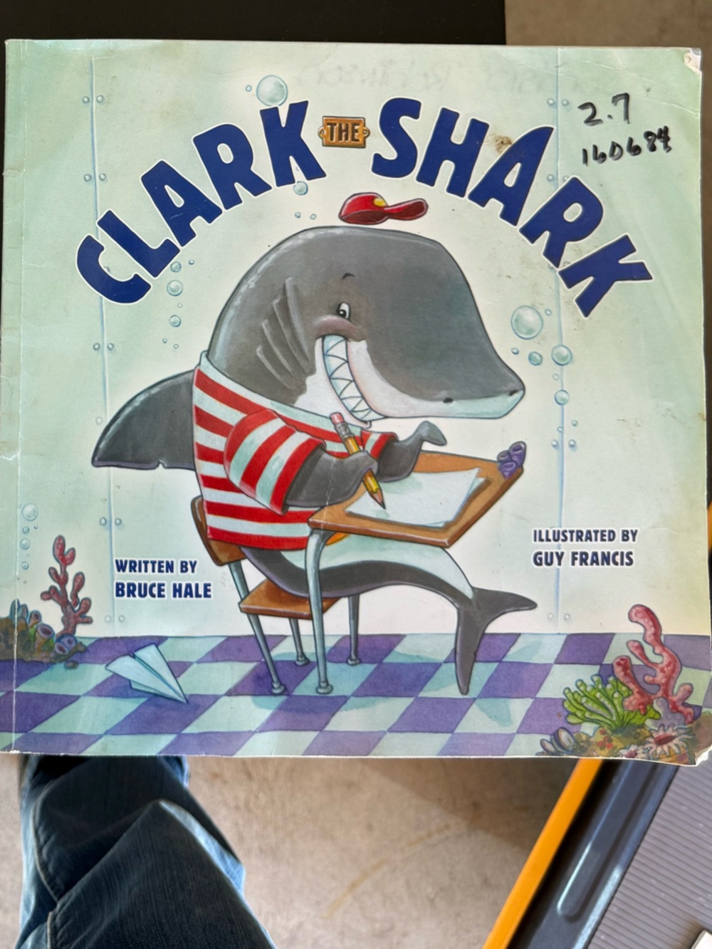 Clark the Shark Children's Book - Blue/Grey Cover